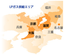 LPガスでの調理風景